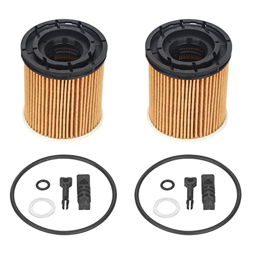ZONFANT 2 Pcs Engine Oil Filter Compatible With Hyundai KIA Vehicle Accent Elantra Kona Santa Fe Tucson Venue 1.6L 2020-2023, Rio K5 Sorento 1.6L 2020-2023, Replace#26350-2M000 by ZONFANT - Used condition - US$11.08