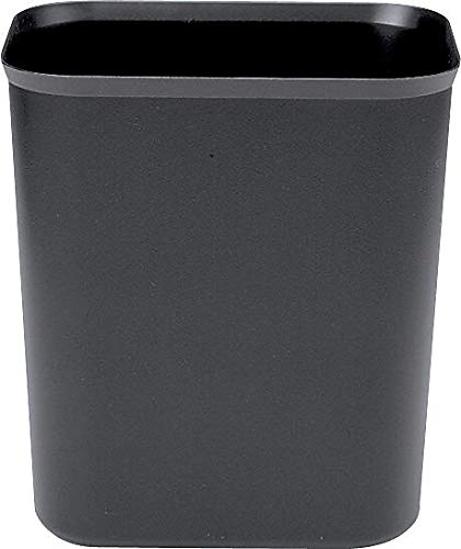 Image of Rubbermaid Commercial Products Fire Resistant Wastebasket 7GAL /28 QT, Black, for Hospitals /Schools /Hotels /Offices