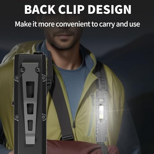Lampe de poche fine LED portable rechargeable USB contre le noir - 3