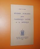Régimes horaires pour l'Amérique Latine et le Mexique.