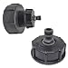 Youool Adaptador de manguera grifo IBC Plástico,conector reductor Instalación del tanque de...