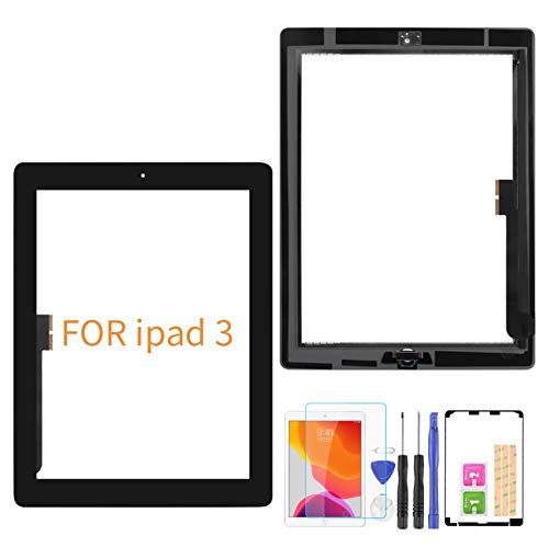 Vitre tactile pour iPad 3 A1416 A1430 kit réparation écran avec film protection