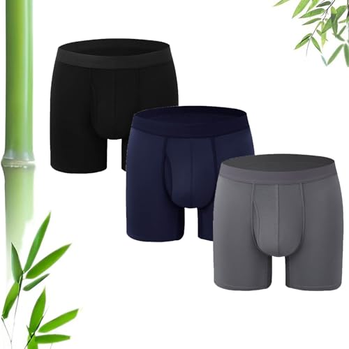 Assence Dual Pouch Boxers, Assence Boxers Men's Boxer Briefs Sports Shorts Long Legs Underpants Trunks Underwear