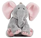 rosa elefant amsterdam kuschelig weiches Plüsch Schaffer Knuddel mich! 5192 Sugarbaby rosé Plüsch Elefant, Größe M 19 cm