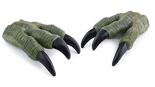 Ulalaza 1Pair Jurassic World Dinosaur Claws Divertenti Giocattoli Dino per Bambini e Adulti Articoli per Feste