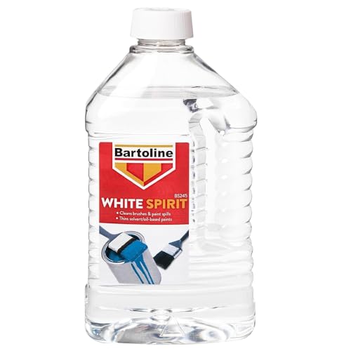 ZINNIAUK Bartoline White Spirit 2 litres Multi-Purpose Paint Solvent for Cleaning, Paint Thinning & General Household Use, Oil-Based Paint Cleaner, Stain Remover, Safe for Brushes & Tools