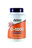 NOW C-1000, with 100 mg of Bioflavonoids, 100 Capsules (Pack of 2)