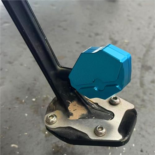 Base ampliada de aluminio para caballete lateral de moto 450MT e IBEX 450 2025 6