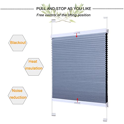 Cellular Blinds,Interior Blackout Curtains,Cellular Shades Cordless,Top Down Bottom Up,Thermal Insulation Window Shades For Bedrooms,Baby Nursery,Bathrooms,Wxh-30X100Cm/11.8X39.4In #TOP3