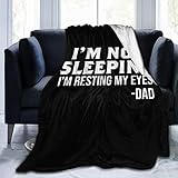 Im Not Sleeping Ultra-Soft Micro Fleece Blanket Anti-Pilling Flannel Sleep Comfort Sofa Blanket