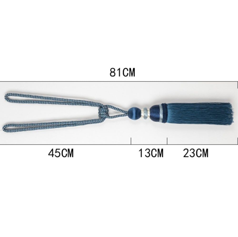 Confezioni di fermatende con Nappe， fermatende Fatti a Mano， fermatende in Corda per Tende， fermatende， fermatende， Corda，K Green