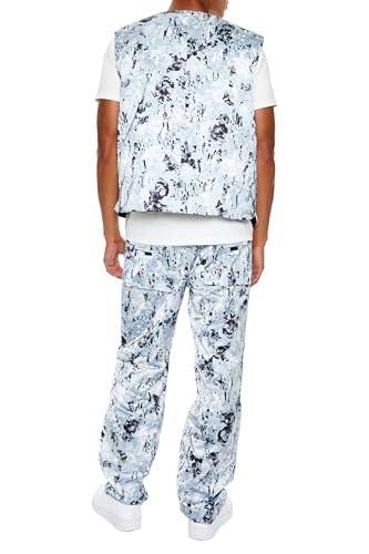 Forever 21 Men's Abstract Print Mid-Rise Joggers4