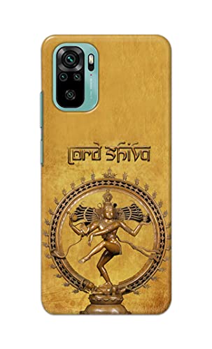 Image of PRINTFIDAA Lord Shiva As Nataraj Printed Designer Hard Case for Redmi Note 10, Redmi Note 10S Back Cover -(e) RPM1004