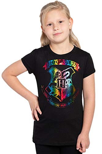 Harry Potter Hogwarts Girls Shirt 4-16 Black4