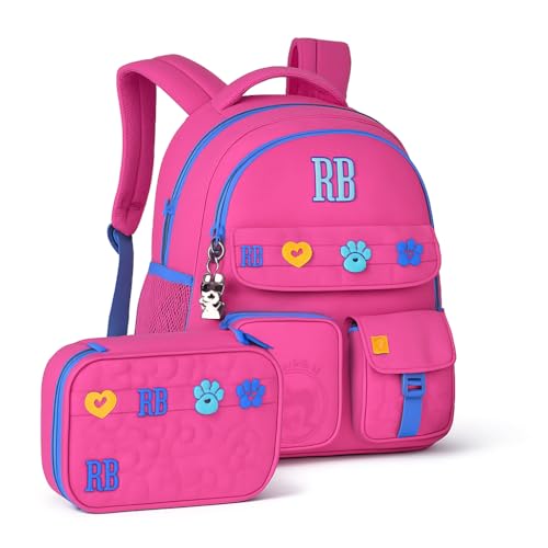 Kit Mochila Rb Rebecca Bonbon Costas Estojo Juvenil Escolar Volta as aulas 2026 Notebook (ROSA)