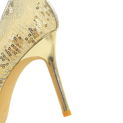 Chaussures à talons hauts d'une finition dentelle premium luxe