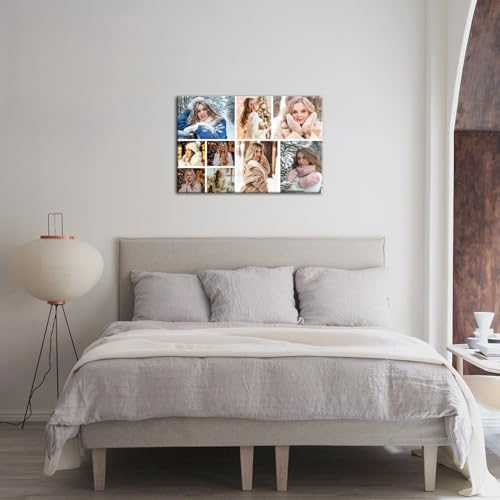ZHIYYHAO Customized Canvas Prints with Your Photos Collage Personalized Multi Pictures Canvas Wall Art for Living Room Bedroom Study room Home Decor (CF-12,18.00L X12.00W'') — view 4