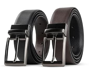 Buy Life Men's Reversible Belt Black and Brown (LE BE 42 40) at
