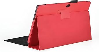 Tablet Cover for Microsoft Surface RT 1st 2nd Generation 10.6"2012 2013 Release, Ultra Slim Folio Stand Leather Case for Microsoft Surface RT Gen 1/2 Surface2 1516 1572 Red