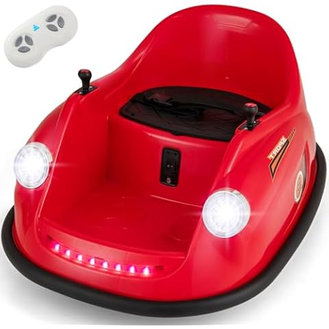 GYMAX Kids 12V Remote Control Bumper Car Cover