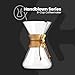 Chemex Pour-Over Glass Coffeemaker - Hand Blown Series - 8-Cup