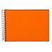 Produktbild goldbuch Spiralalbum, Bella Vista, 24x17 cm, 40 schwarze Seiten, Leinen, Orange, 20 992