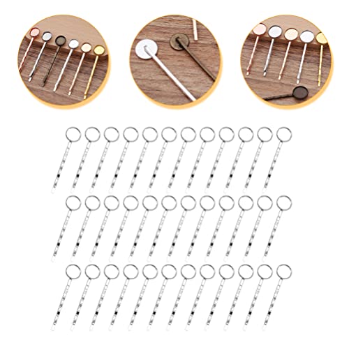 Lalafina 0954KKV46T19X38QPNO0F74G Professional Women'S Hair Clips Set - 50Pcs Bezel Trays, Metal Bobby Pins, Brass Hair Barrettes thumb #3