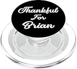 Photo Gallery thankful for brian t-shirt ringraziamento popsockets popgrip per magsafe Photo Gallery thankful for brian t-shirt ringraziamento popsockets popgrip per magsafe