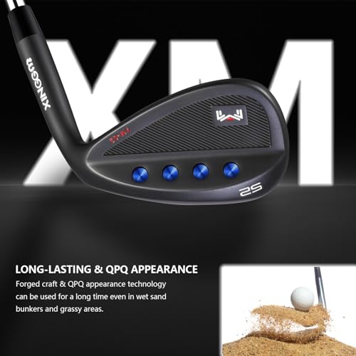 XINGGM Forged Golf Wedge Set for Men or Individual 48/50/52/54/56/58/76 Degree Gap Wedge Sand Wedge for Men Right Hand,Milled Face for More Spin by XINGGM - Image 2