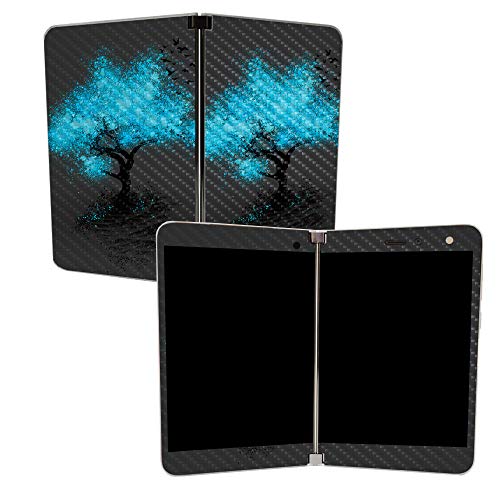 Image of MIGHTY SKINS MightySkins Carbon Fiber Skin for Microsoft Surface Duo - Leaving Home | Protective, Durable Textured Carbon Fiber Finish | Easy to Apply, Remove, and Change Styles | Made in The USA