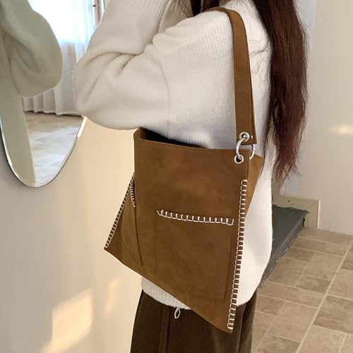 Sac à la mode surdimensionné avec une texture douce unique