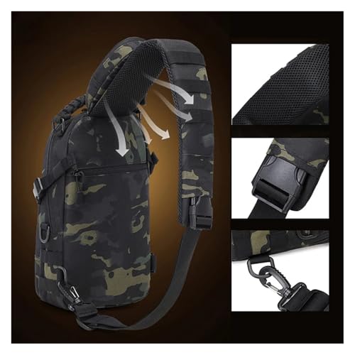 Sac de poitrine tactique pour éviter le mal de dos en randonnée active - 4