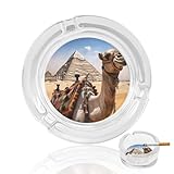 Rangement pratique : le cendrier en verre dispose de 3 petites rainures pour un rangement sûr des cigarettes et cigarillos. Laissez vos cigarettes dans le cendrier sans vous soucier de frapper le cendrier en plastique ou de tomber