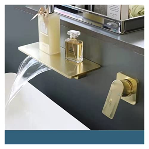 Robinet cascade de salle de bain mural pour vasque moderne