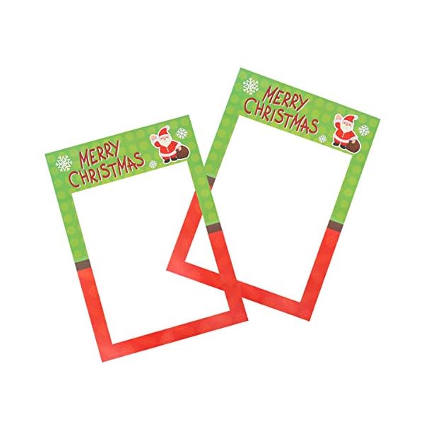 ABOOFAN Weihnachts-Fotorahmen, modisch, festlich, Papierrahmen, Weihnachtsfeier, Fotorequisite, Neujahr, Party… – Bild 6