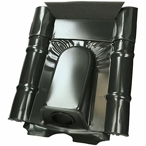 Rohrdurchführung/Schrägdachdurchführung f. Leitung und Kabel zu Solar- und Klimaanlagen, Wärmepumpen uvm, Farben:anthrazit, Typ:Beton