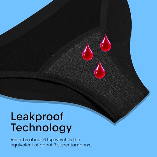 KNIX Kt Super Leakproof® No-Show Underwear Bikini - Period Underwear for Teens (1 Pack)3