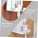 HOUDERCO 2Pcs Wall Mounted Phone Charging Stands Self Adhesive Power Socket Storage Racks for Organizing Chargers Cables Durable Design