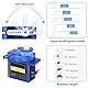 HAXIHA 9G Micro Servo Motor 4 Stück Mini Modellbau Servos,für RC Flugzeug Robot Helicopter Airplane Remote Control, Auto Fahrzeugmodelle Steuerun,Arm Boot Fernbedienungen (Blau)