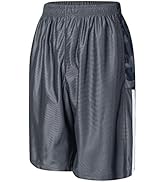 URBEX Men's 9 inch Basketball Shorts Lightweight Men's Gym Workout Shorts with Deep Zipper Pockets