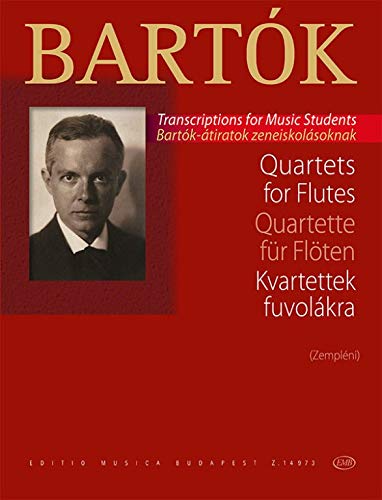 Editio Musica Budapest 14973 Quartets For Flutes Some With Alto Flute  cover