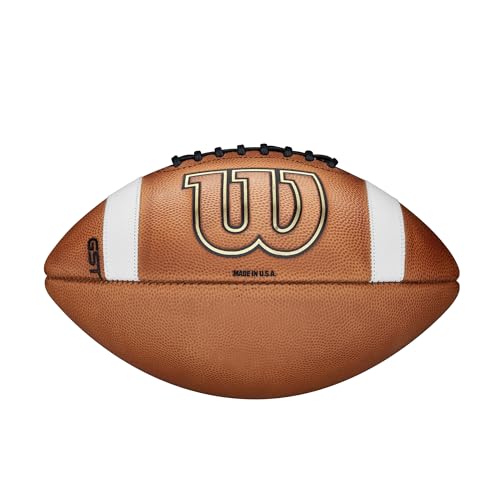 WILSON GST1003 Deri Oyun Futbolu Fabrikası Kusuru/Leke - Resmi Boyut, Tan