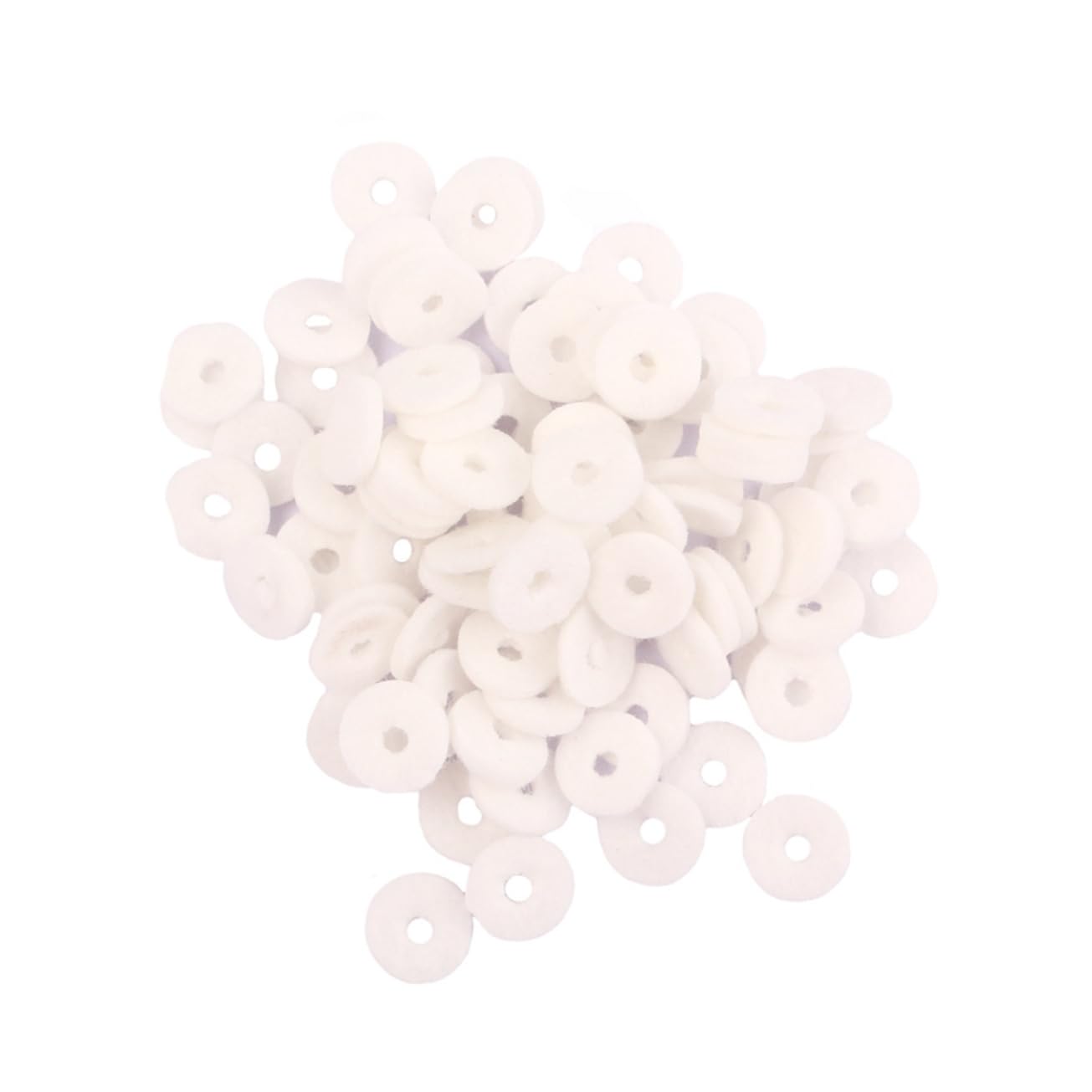 VICASKY Piano Felt Pads 90 Pc Balance Rail Punchings Kit 12mm Diameter Replacement for Worn Piano Parts Felt