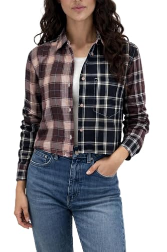 Diesel C-Ruby chemise à carreaux pour femme matière respirante anti-déformation