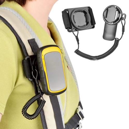 Generturbo Backpack Tether for Garmin Handheld GPS Mount Accessories, Compatible with Garmin eTrex, Rino, Oregon, Alpha and GPSMAP, Hiking or Hunting, Quick Access, Accessible and Secure