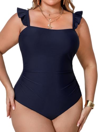 Maillot de bain grande taille contrôle du ventre pour sculpter la silhouette avec confort