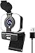 Produktbild Webcam, USB-Webcam mit Mikrofon Sichtschutz 4K UHD Eingebautes Ringleuchte Streaming-Webcams für PC, MAC, Laptop, Plug und Play Webkamera für Videoanrufe, Studieren, Konferenz, Spiele, Online-Kurse
