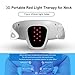 LASEPREHT Red Light Therapy for Neck Pain Relief, Portable Neck Shoulder Pain Relief Device with Nasal Probe, Light Therapy Device for Women Men Home Office Travel, 17×650nm