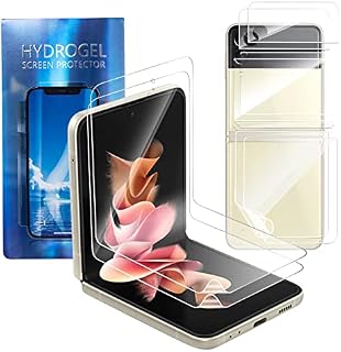 Olycism Compatible for Samsung Galaxy Z Flip 3 Screen Protector Bubble-Free Case-Friendly Design Ultra Slim Plastic Screen Protector Film NOT Glass High Definition