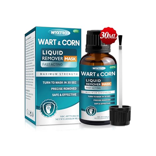 WYXTRO Wart Remover Freeze Off, Wart Corn Removers for Toes, 17% Salicylic Acid Fast-Acting Wart